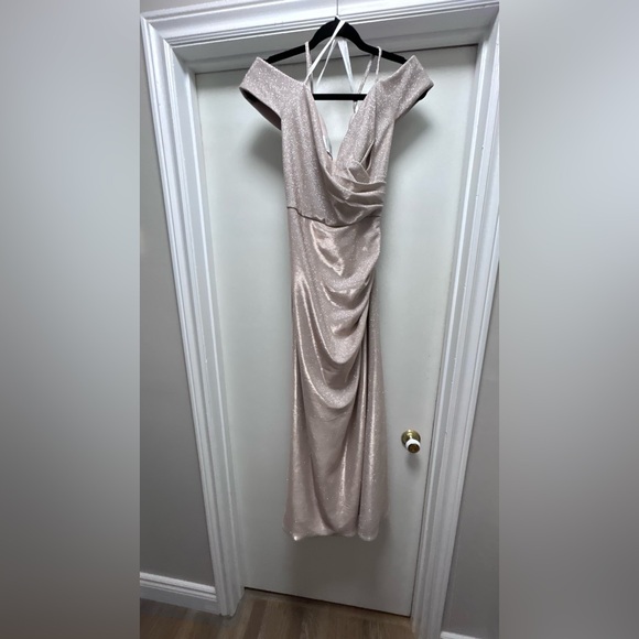 Mother of the Bride off the shoulder gown - Picture 6 of 6